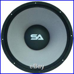 Seismic Audio 18 Raw Subwoofers Woofers Speakers 240 oz Magnet 1500W