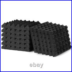 Self Adhesive Acoustic Foam Panels Studio Soundproofing Foam Tiles Pyramid Foam