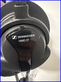 Sennheiser HMD 27 Professional Broadcast Headset with Boom Mic Tested