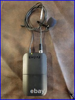 Shure BLX1-H9 Wireless Bodypack Transmitter H9 512-542 with CVL-B/C Microphone