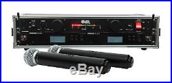 Shure BLX24R/SM58 2 Pack Wireless Handheld Mic System with VRL Power Supply