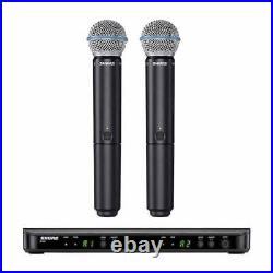 Shure BLX288/BETA58A Microphone Dual-Channel Wireless Handheld Microphone UK