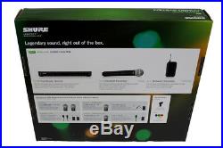 Shure BLX288/PG58 Handheld Wireless System withTwo PG58 Handheld Transmitters NEW