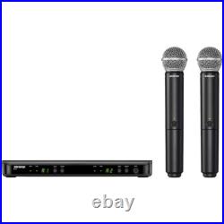 Shure BLX288/SM58-Q25 Wireless Dual Vocal System with 2PC SM58 Microphones