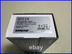 Shure Beta 91A Boundary Mic Perfect for Kick Drum & Low-Frequency Instruments