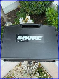 Shure Drum Microphone Kit. 3 X PG56, 1 XPG52, 2 X PG81, 5X XLR Cables & Case