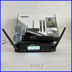 Shure GLXD4+BETA58A Professional Wireless Microphone System with 2pcs Mic 2023 UK