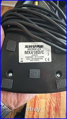 Shure MX418 D/C Very good condition, excellent audio quality recording
