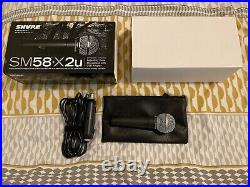 Shure SM58+X2u USB Digital Bundle (slightly used)