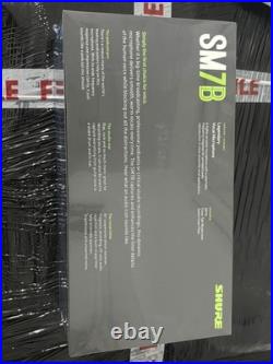 Shure SM7B Black Dynamic Studio Microphone Vocal Recording Broadcast Streaming