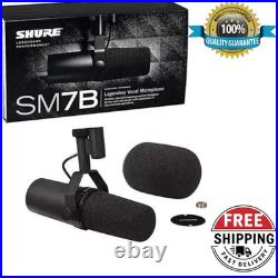Shure SM7B Cardioid Dynamic Vocal Broadcast Microphone Sealed in box Black