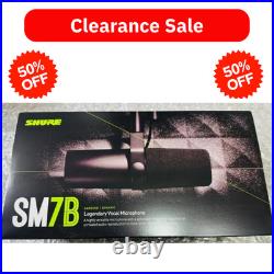 Shure SM7B Cardioid Dynamic Vocal Broadcast Microphone Sealed in box Black