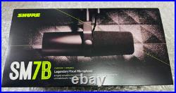 Shure SM7B Cardioid Dynamic Vocal Broadcast Microphone Sealed in box Black