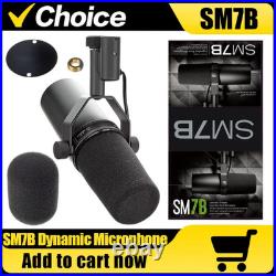 Shure SM7B Cardioid Dynamic Vocal Broadcast Microphone Sealed in box Black