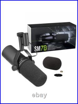 Shure SM7B Cardioid Dynamic Vocal Broadcast Microphone Sealed in box Black