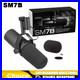 Shure-SM7B-Cardioid-Dynamic-Vocal-Broadcast-Microphone-Sealed-in-box-Black-Stand-01-veq