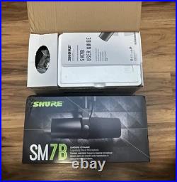 Shure SM7B Cardioid Dynamic Vocal Broadcast Microphone Sealed in box Black UK