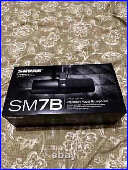 Shure SM7B Cardioid Dynamic Vocal Microphone Black