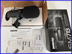 Shure SM7B Cardioid Dynamic Vocal Microphone Black Boxed LAST ONE LEFT