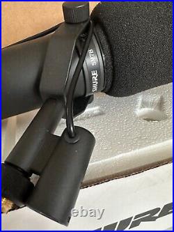 Shure SM7B Cardioid Dynamic Vocal Microphone Black Boxed LAST ONE LEFT