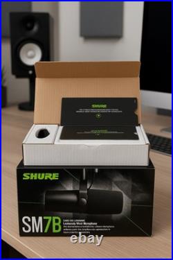 Shure SM7B Professional Cardioid Dynamic Studio Vocal Microphone SM-7B UK-STOCK