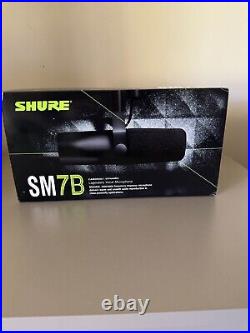 Shure SM7B Vocal Dynamic Microphone for Broadcast, Podcast & Recording