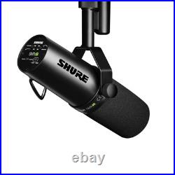 Shure SM7dB Preamp Dynamic Microphone Streaming Podcast Recording Black