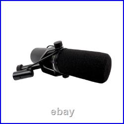 Shure SM7dB Preamp Dynamic Microphone Streaming Podcast Recording Black
