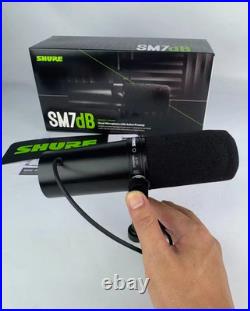 Shure SM7dB Preamp Dynamic Microphone Streaming Podcast Recording Black