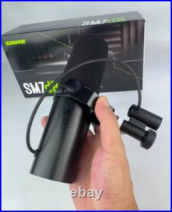 Shure SM7dB Preamp Dynamic Microphone Streaming Podcast Recording Black