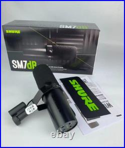 Shure SM7dB Preamp Dynamic Microphone Streaming Podcast Recording Black