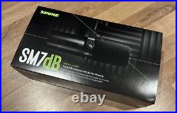 Shure SM7dB with built in Pre-Amp Dynamic Vocal Podcast Microphone BRAND NEW