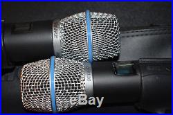 Shure U4D Dual Handheld Wireless Microphone System UA U2 Beta87