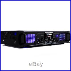 Skytec SPL1000 Professional Audio MP3 USB/SD DJ Disco PA Power Amplifier 1000W
