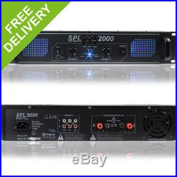 Skytec SPL2000 Professional Audio Black DJ Disco PA Power Amplifier 2000W