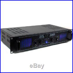 Skytec SPL2000 Professional Audio Black DJ Disco PA Power Amplifier 2000W
