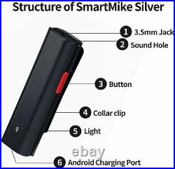 SmartMike Lite Wireless Bluetooth Lavalier for Vlogger Content Creator