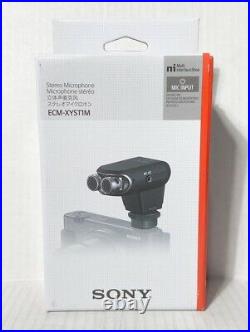 Sony ECM-XYST1M Stereo Microphone Black Works WithSony Multi-Interface Shoe New