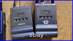 Sony URX-P1 UTX P1 B1 Wireless UHF Tuner & Receiver Pro Audio Mic Set