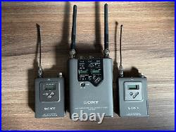 Sony WRR-862 Dual Channel Uhf Receiver and 2 X WRT-8B Personal Transmitters