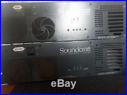 Soundcraft MH3 Analogue Mixing Desk with Dual Redundancy PSU + Flight Case