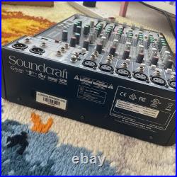 Soundcraft Signature 10 Analogue mixer USB interface built-in effects PA system