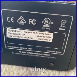 Soundcraft Signature 10 Analogue mixer USB interface built-in effects PA system