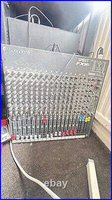 Soundcraft Spirit FX16 Analog Mixer