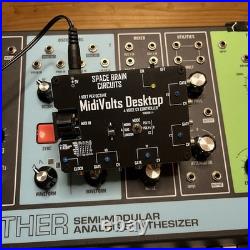 Space Brain Circuits MidiVolts Desktop Polyphonic 4 Voice MIDI to CV Controller