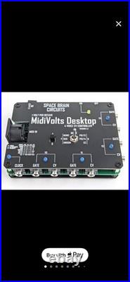 Space Brain Circuits MidiVolts Desktop Polyphonic 4 Voice MIDI to CV Controller