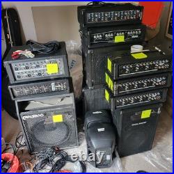 Spares Job Lot Ex Studio Music Equipment Amps Mixers Speakers
