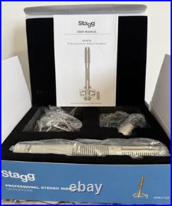 Stagg Professional Stereo Ribbon Microphone (SRM75S)