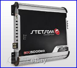 Stetsom Amplifier EX5000 EQ 5600 Watts RMS 1 ohm Digital Amp Built-In EQ 5k