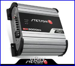 Stetsom EX3000 EQ 1 ohm Car Audio compact Amp 3000 Watts + FREE Sticker